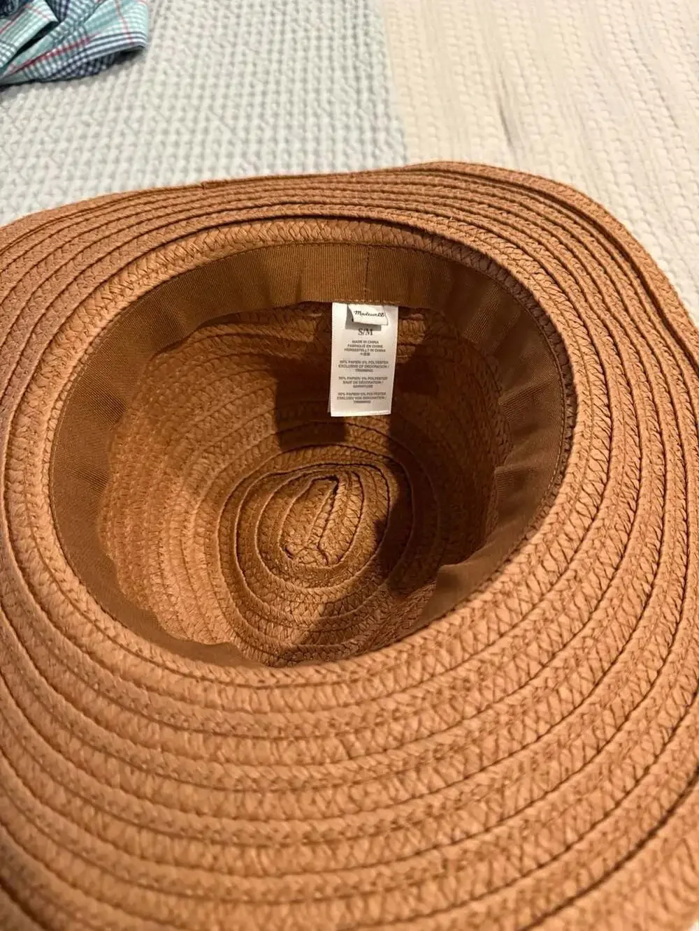 Madewell Packable Braided Straw Hat with Ribbon Band
